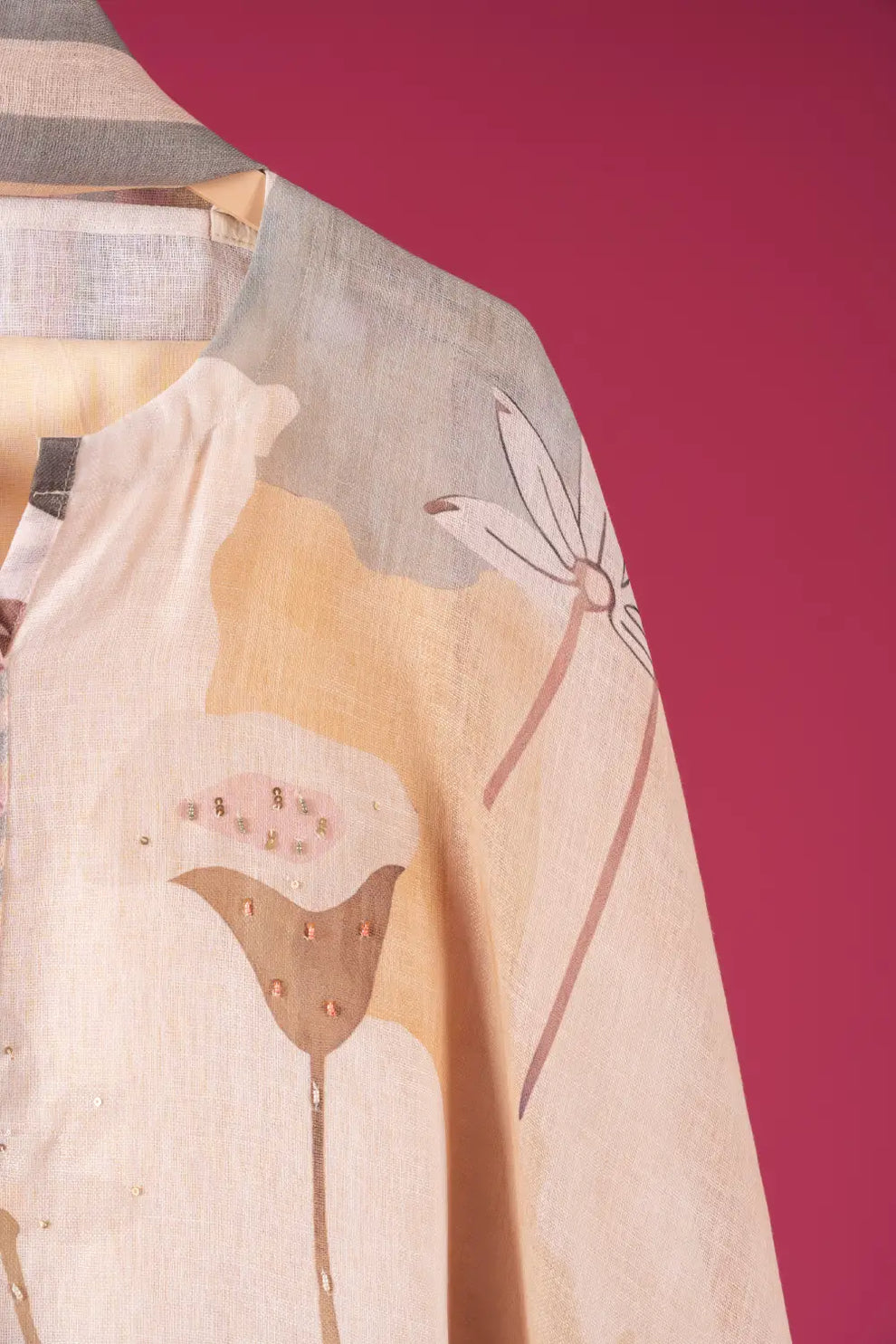Linen Semi-Stitched Suit