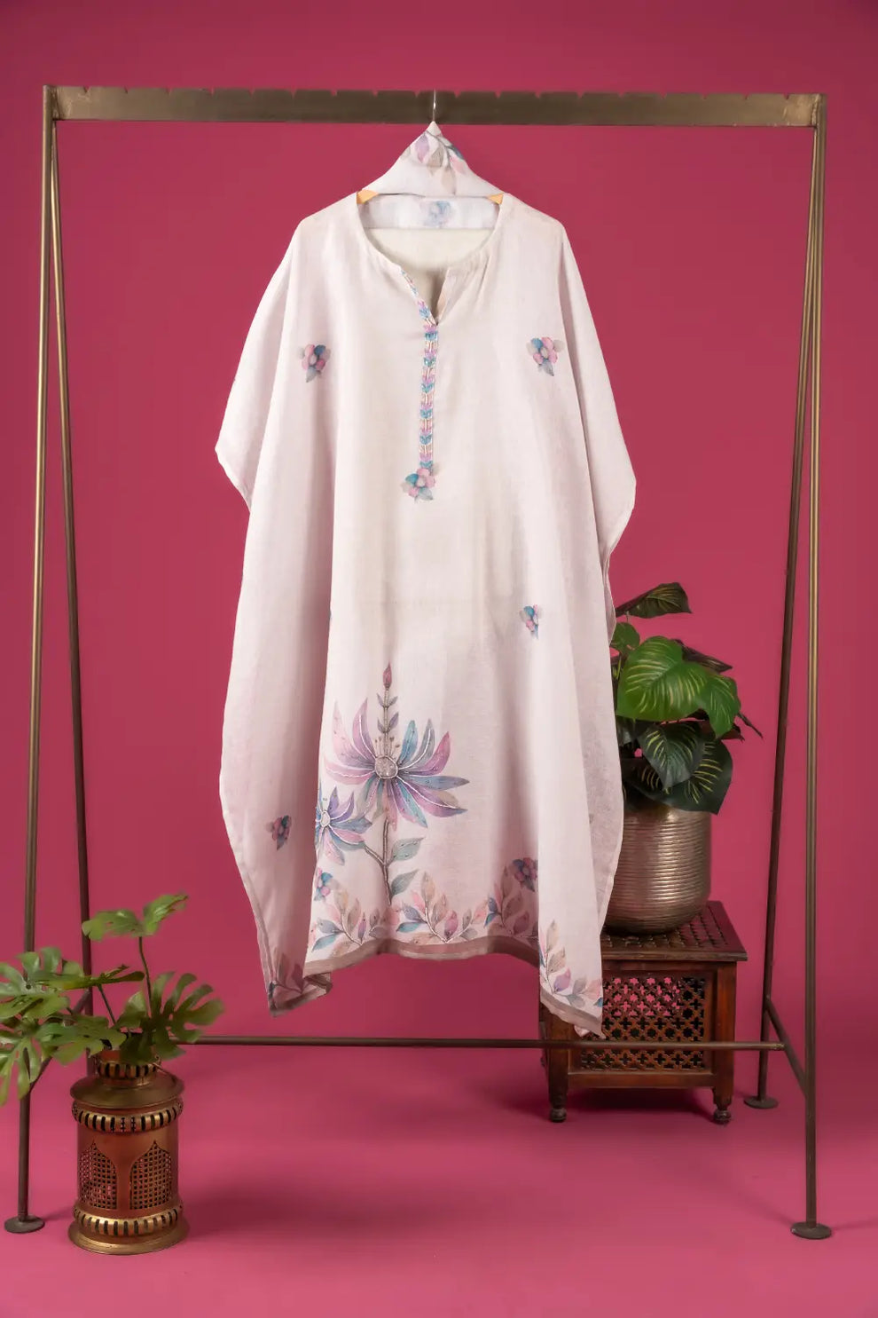 Linen Semi-Stitched Suit
