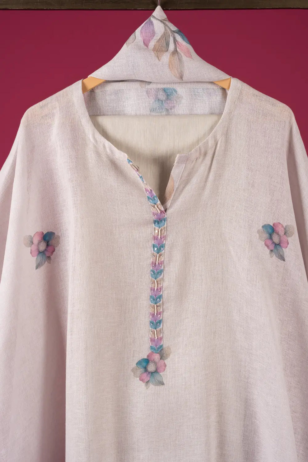Linen Semi-Stitched Suit