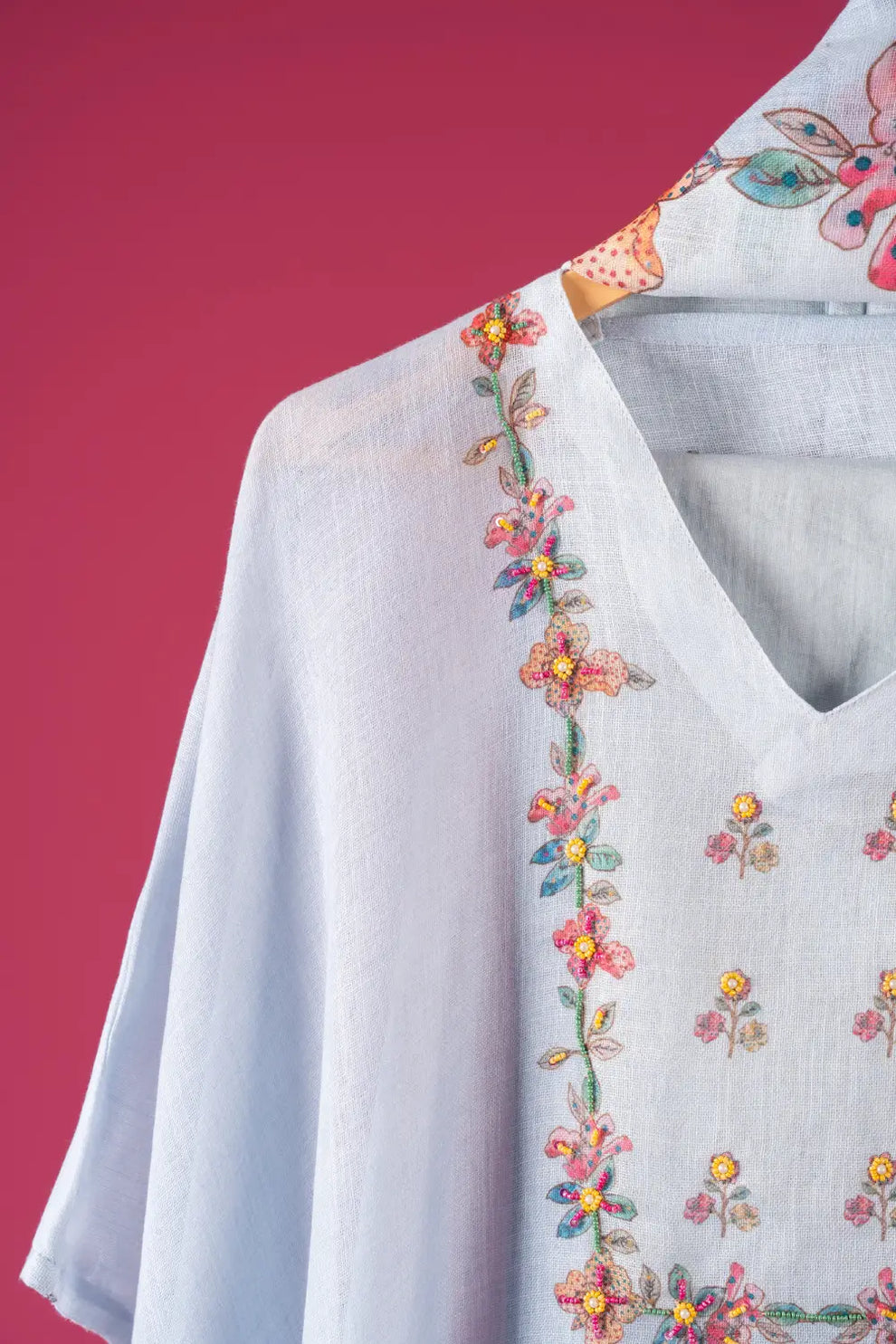 Linen Semi-Stitched Suit