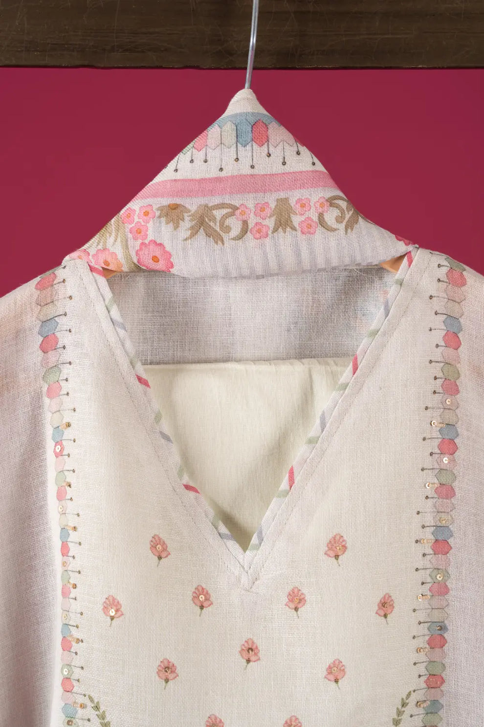 Linen Semi-Stitched Suit