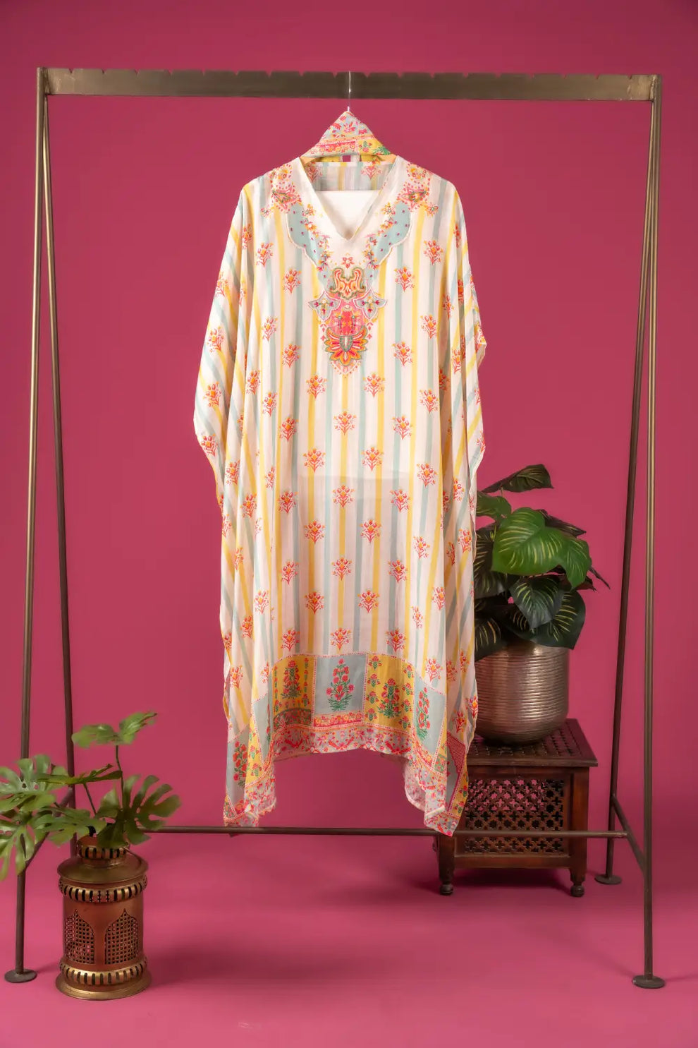 Muslin Cotton Semi-Stitched Suit