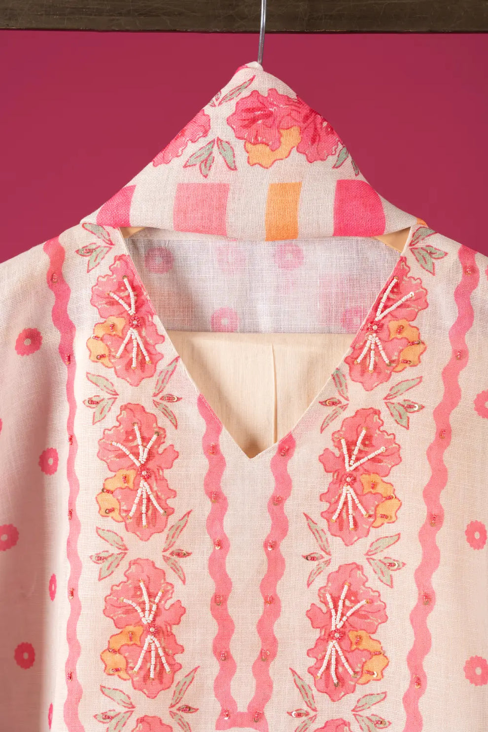 Linen Semi-Stitched Suit