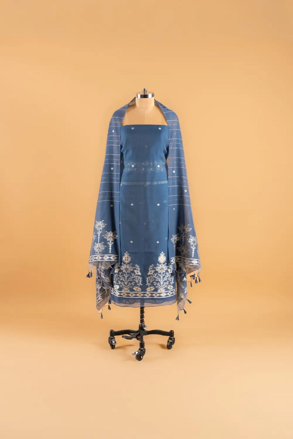 Jamdani Weaving Unstitched Suit