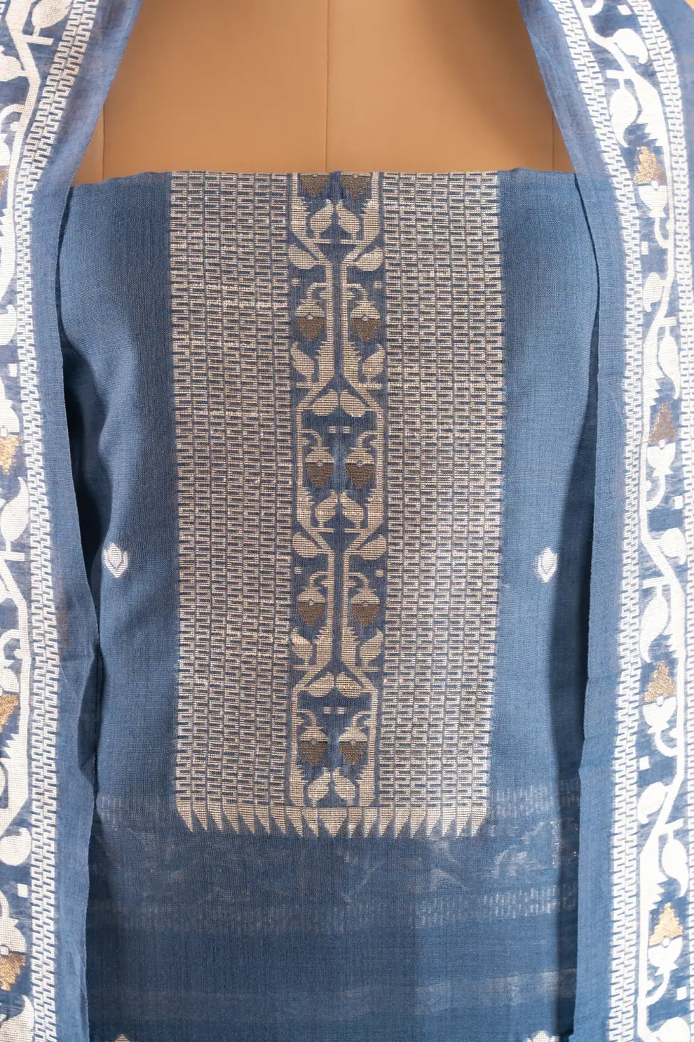 Jamdani Weaving Unstitched Suit