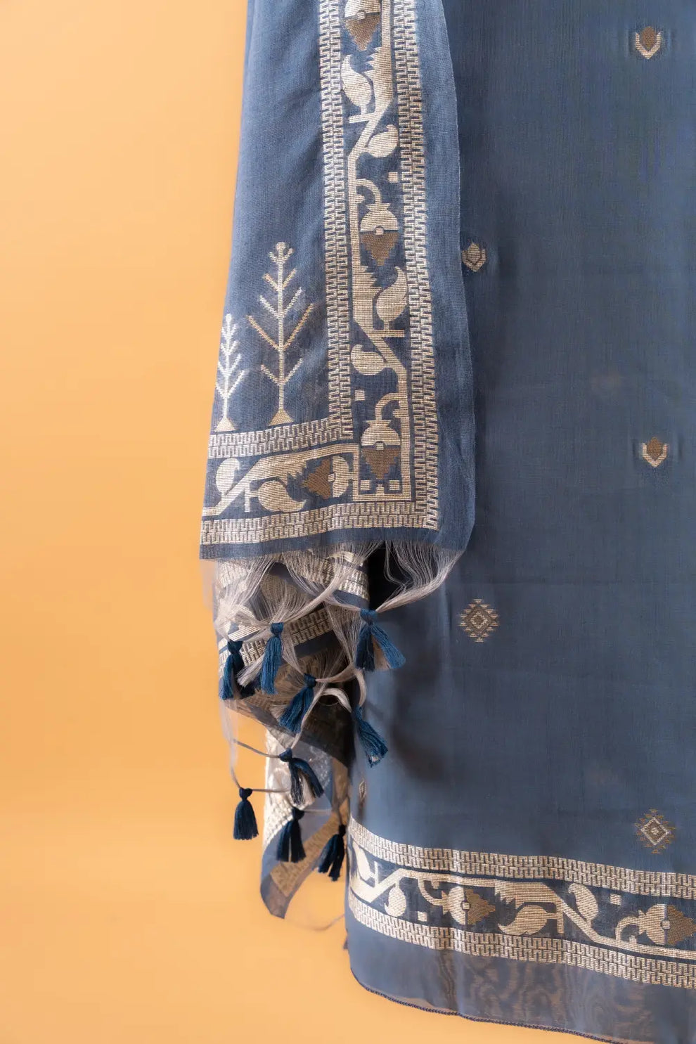 Jamdani Weaving Unstitched Suit
