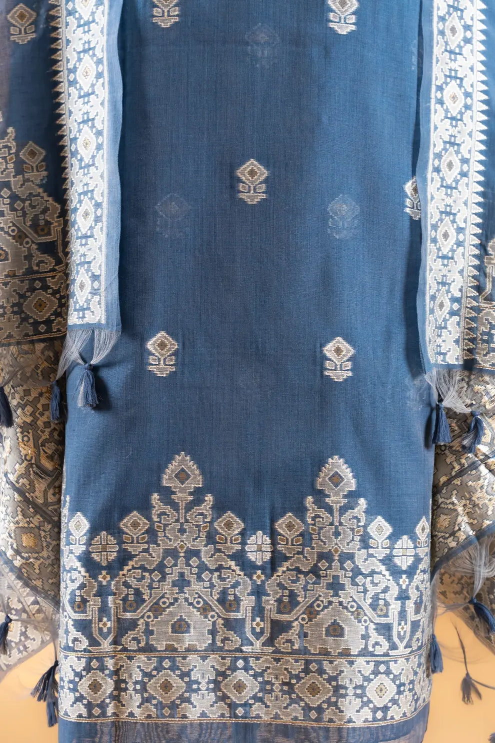 Jamdani Weaving Unstitched Suit