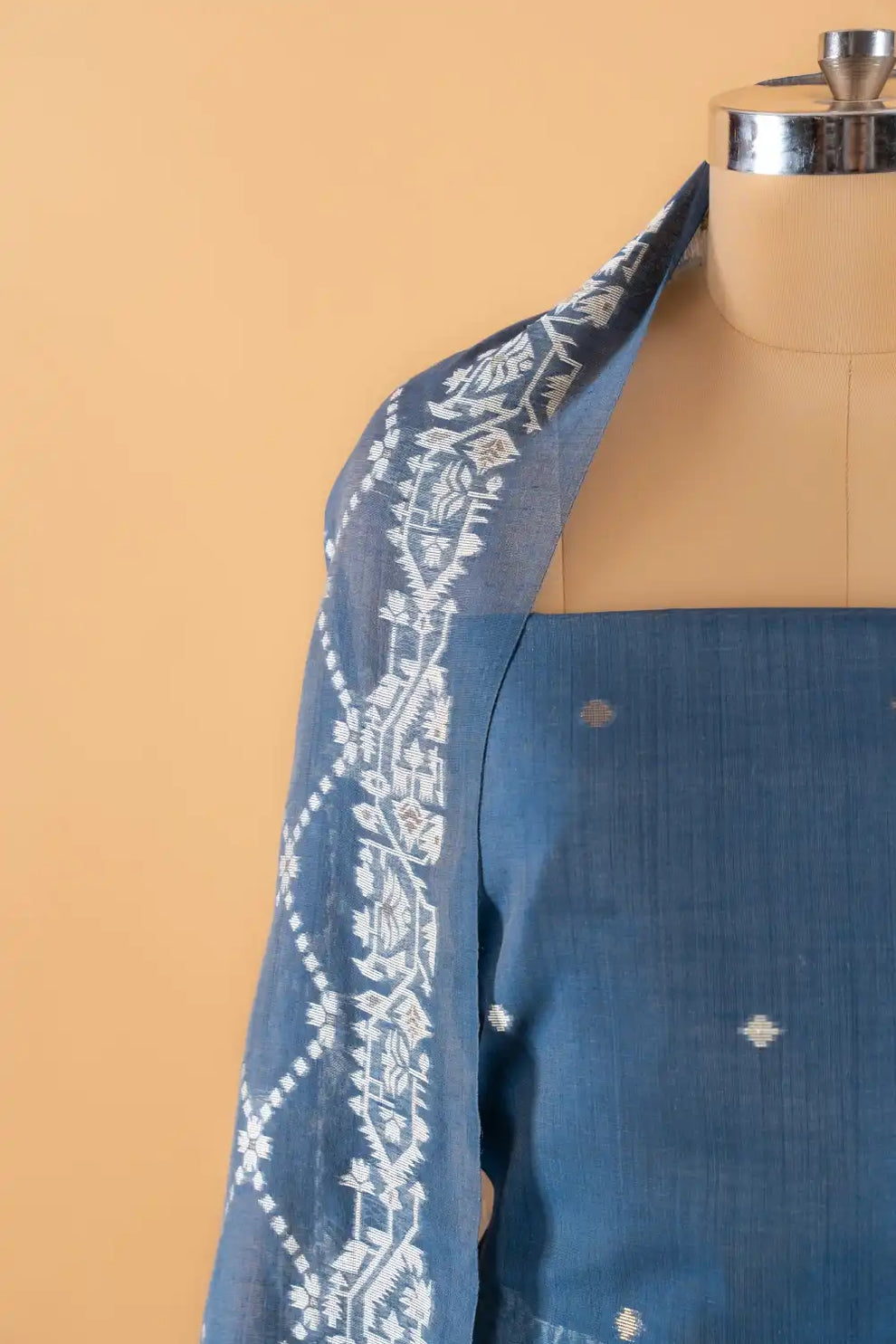 Jamdani Weaving Unstitched Suit