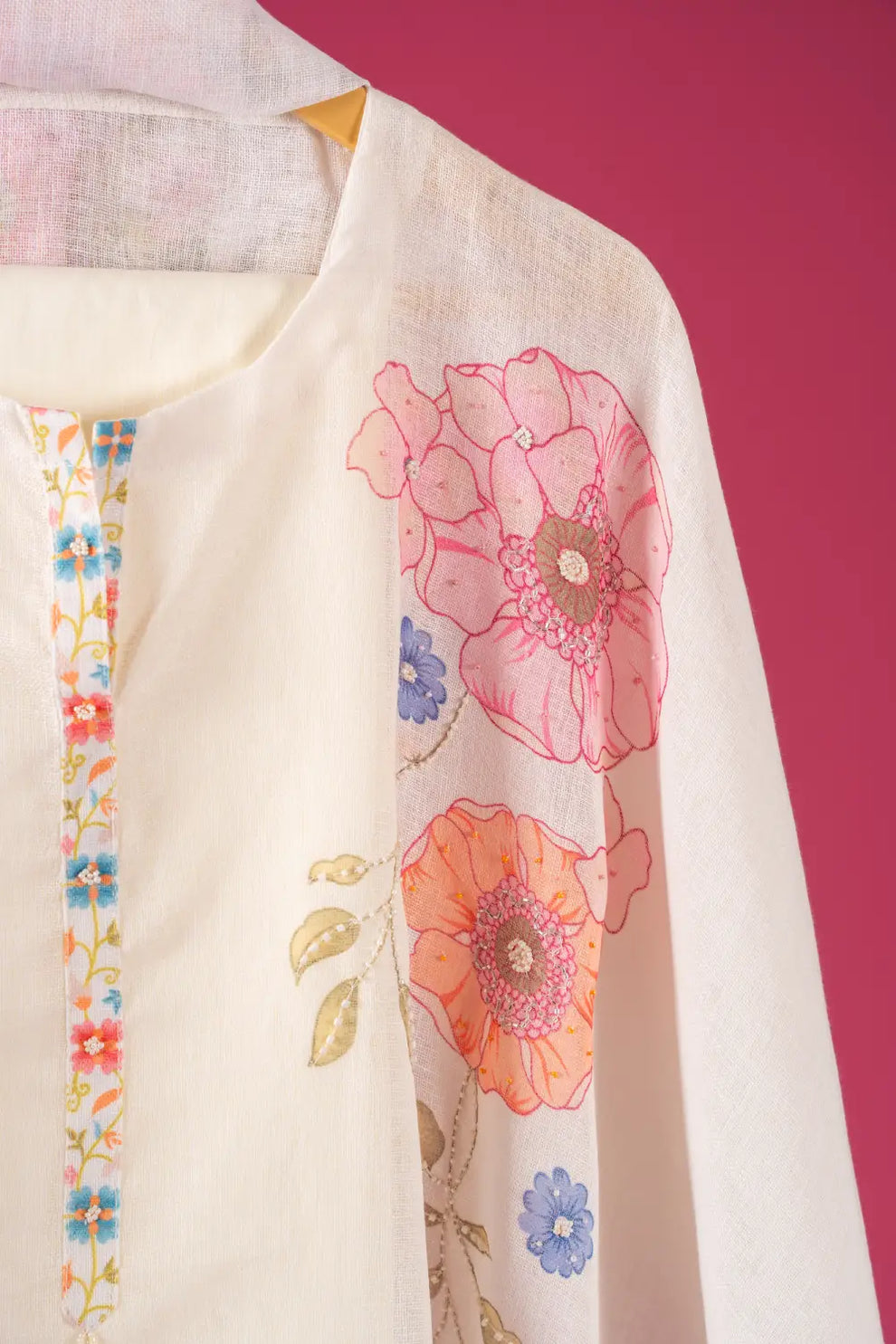 Linen Semi-Stitched Suit