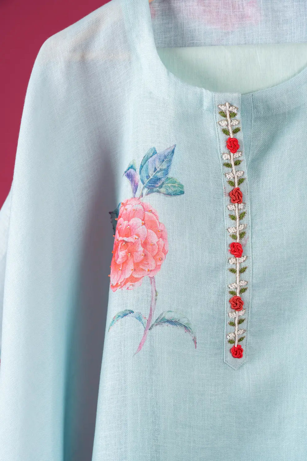 Linen Semi-Stitched Suit