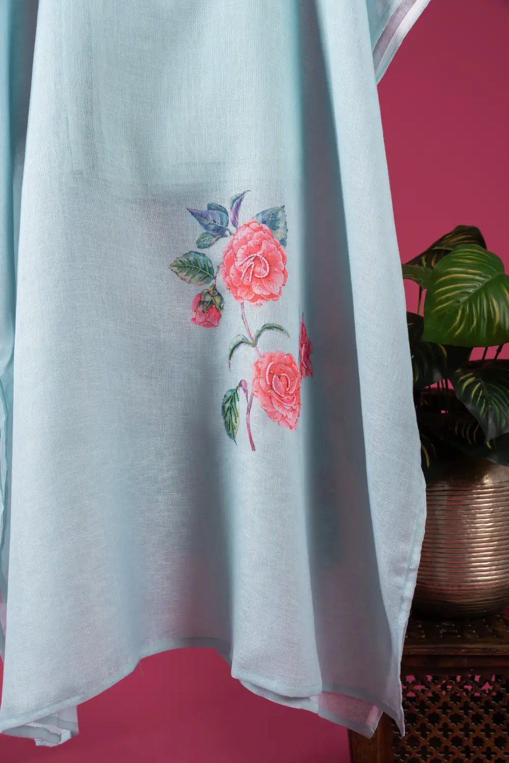 Linen Semi-Stitched Suit