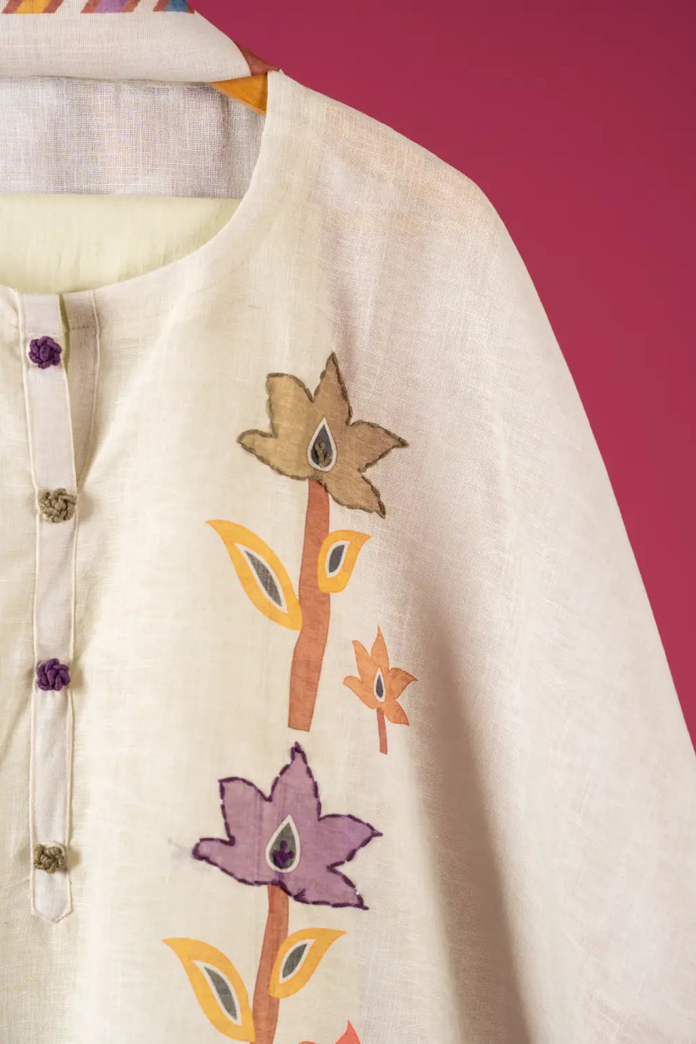 Linen Semi-Stitched Suit