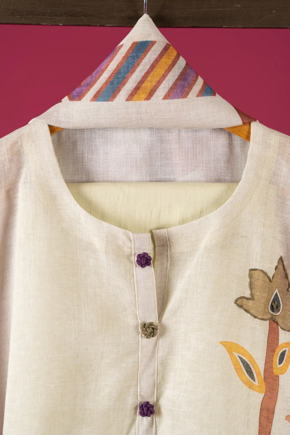 Linen Semi-Stitched Suit
