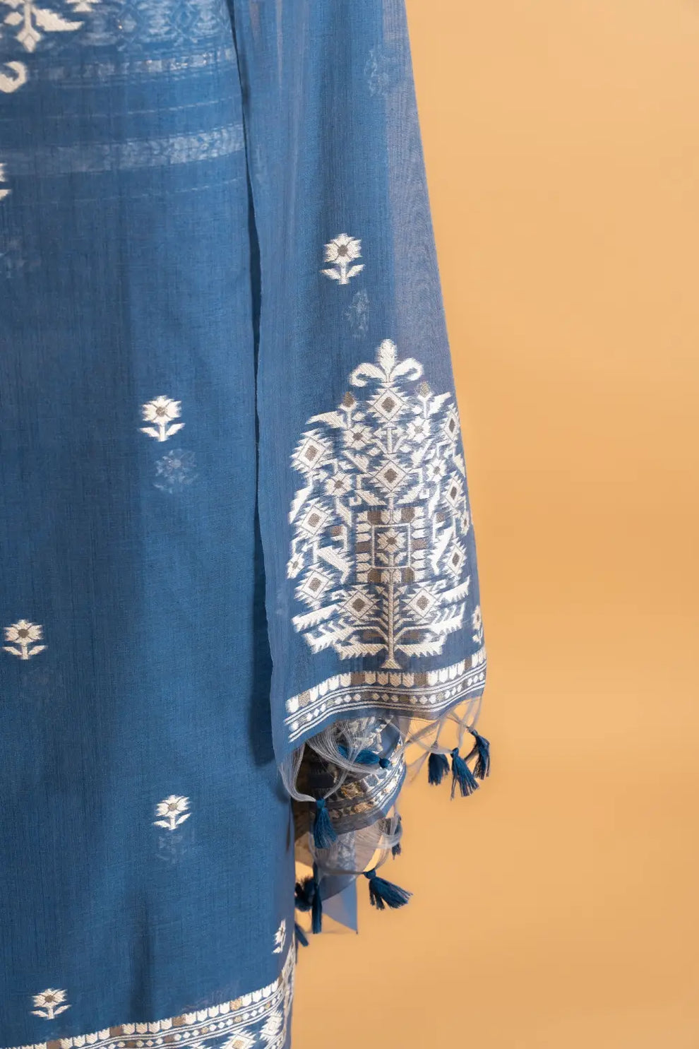Jamdani Weaving Unstitched Suit