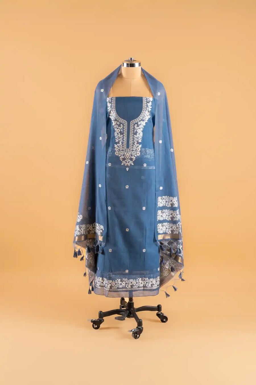 Jamdani Weaving Unstitched Suit