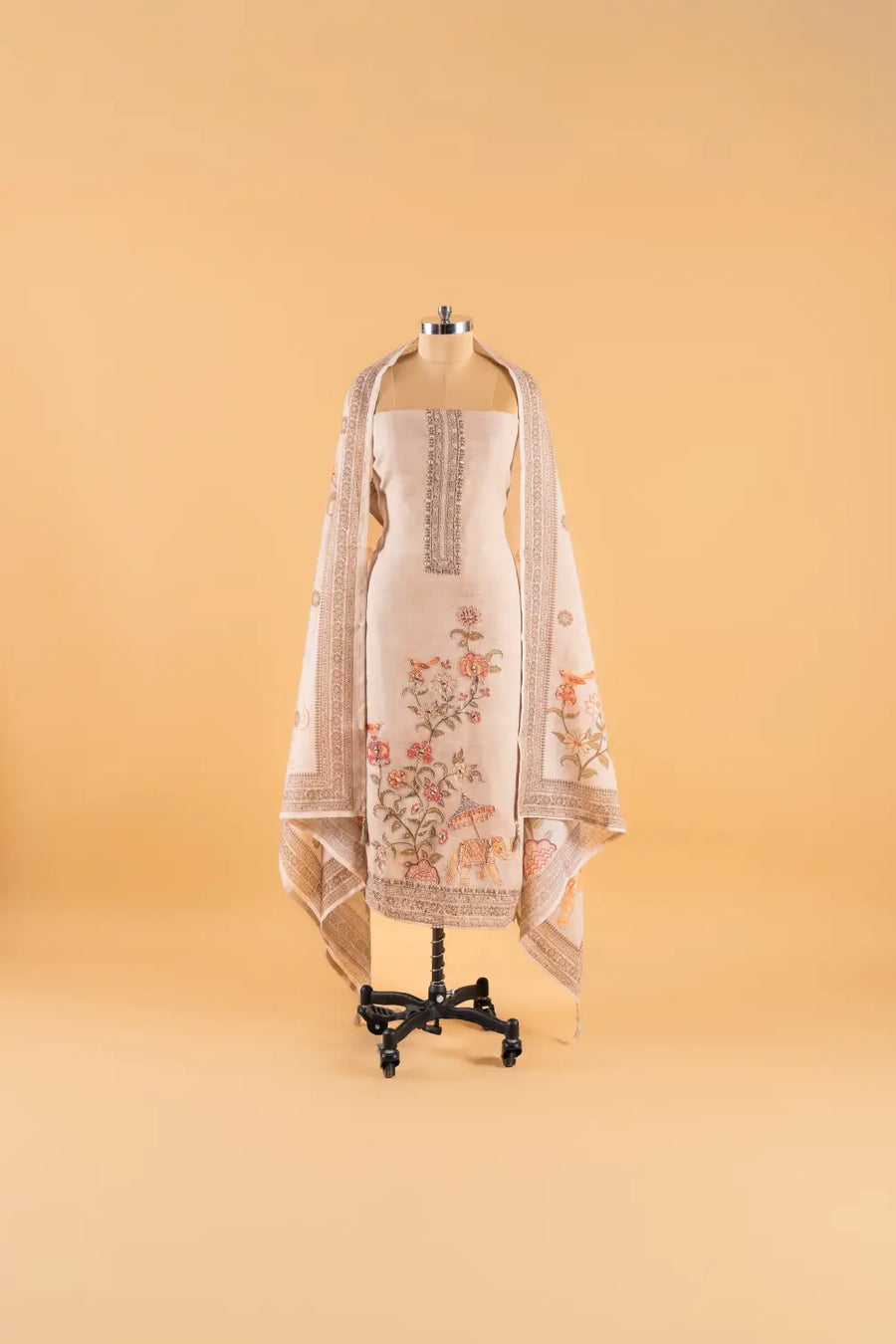 Cotton Linen Unstitched Suit