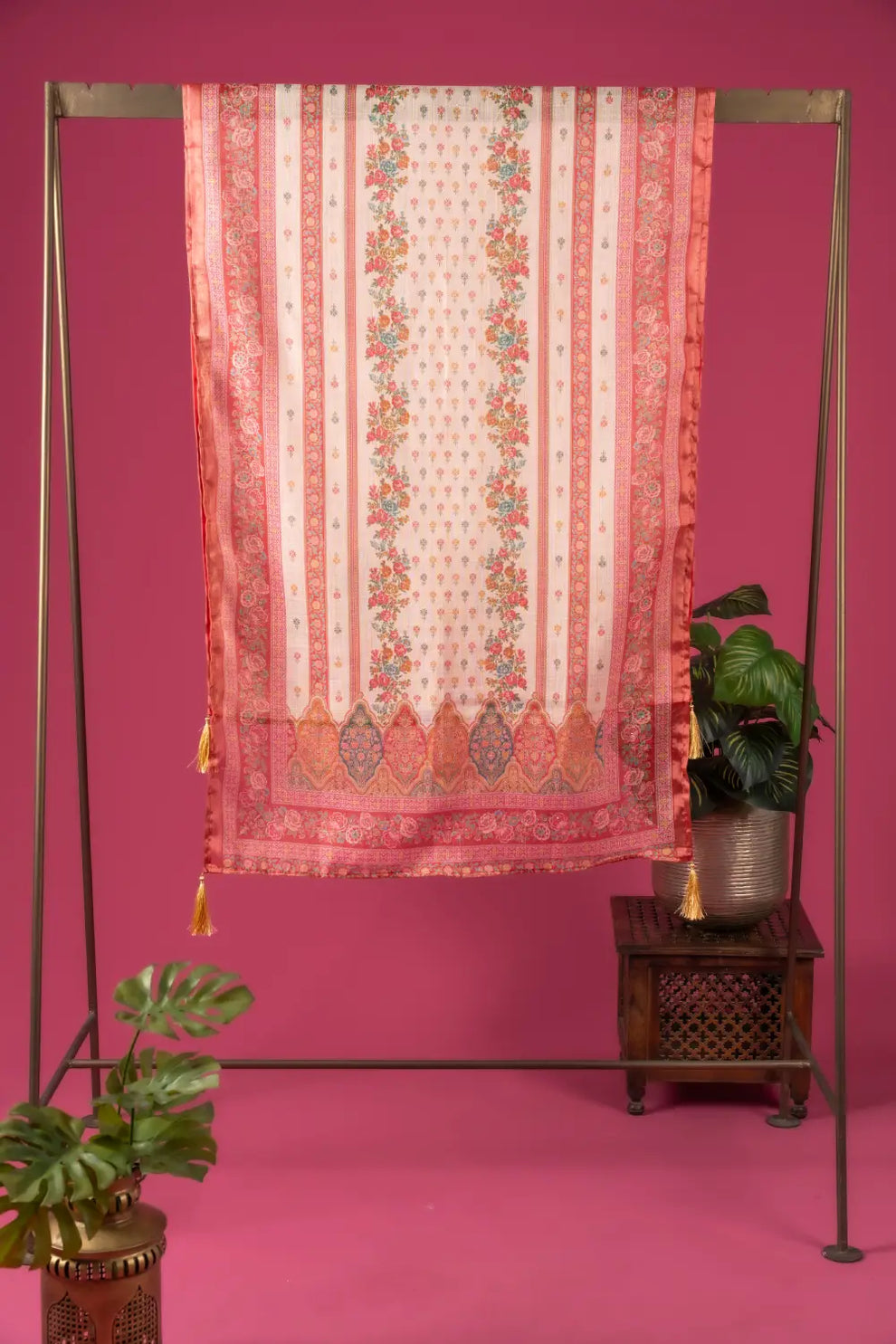 Cotton Linen Unstitched Suit