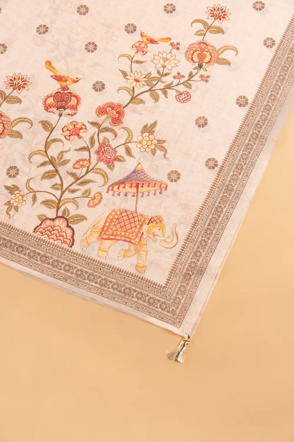 Cotton Linen Unstitched Suit