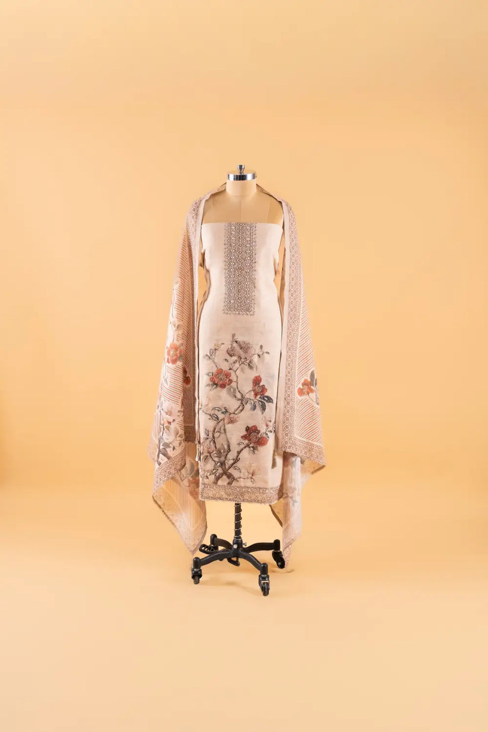 Cotton Linen Unstitched Suit